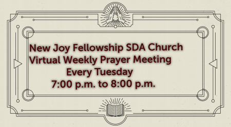 Join in New Joy Virtual Weekly Prayer Meeting 